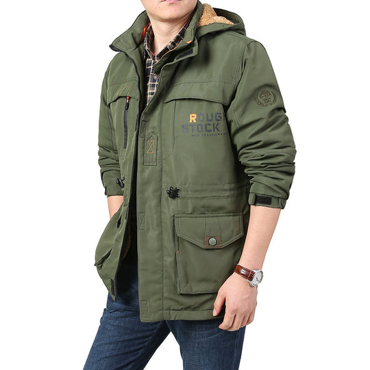 Herren Multifunktionale Outdoorjacke mit mehreren Taschen Shop Nory