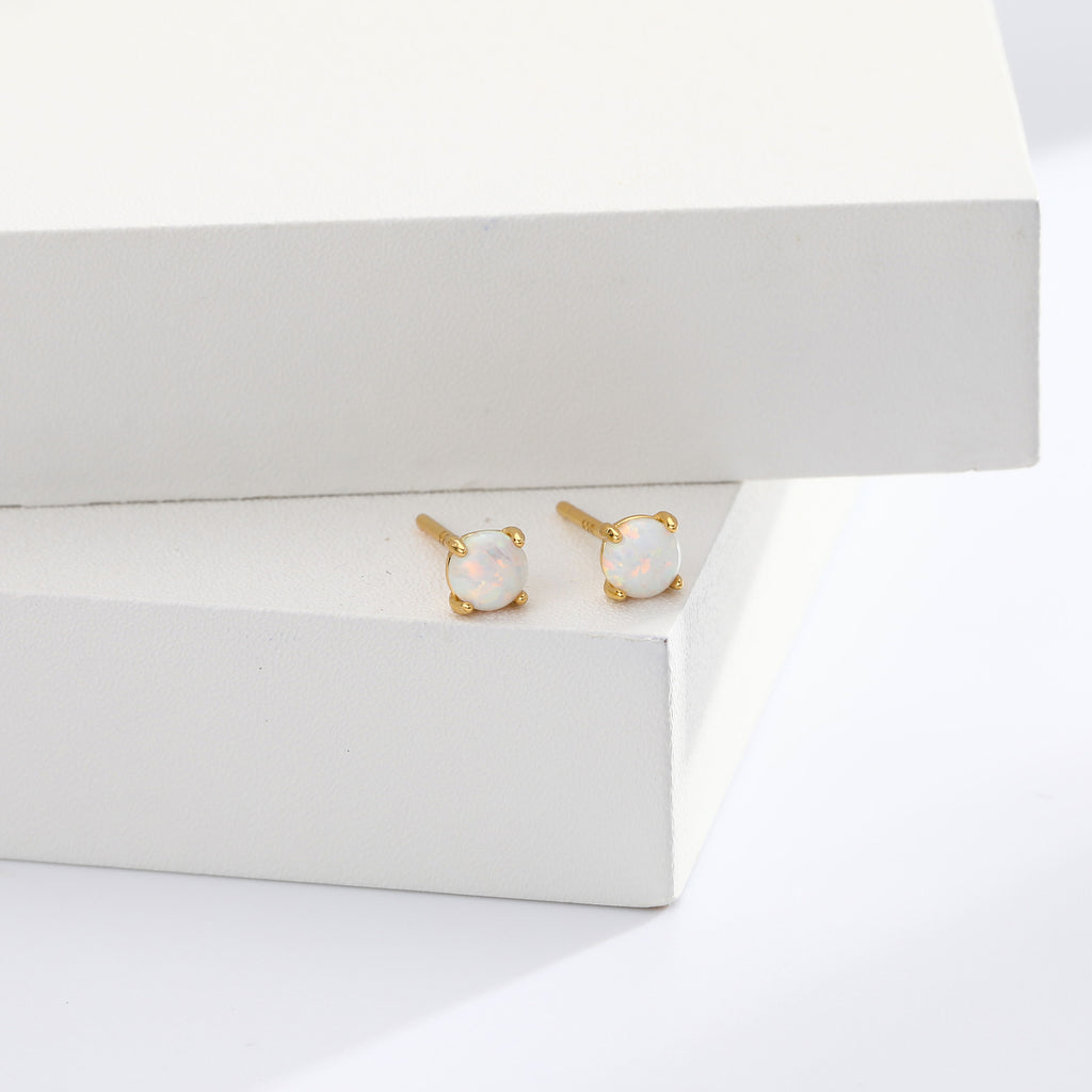 Damen Ohrstecker mit funkelnden 5A Zirkon und hochwertigem 925 Sterling Silber Shop Nory