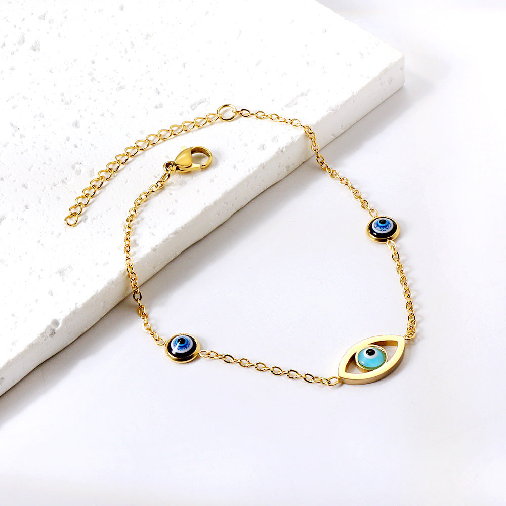 Damen Armband mit bösen Blick Anhänger Shop Nory