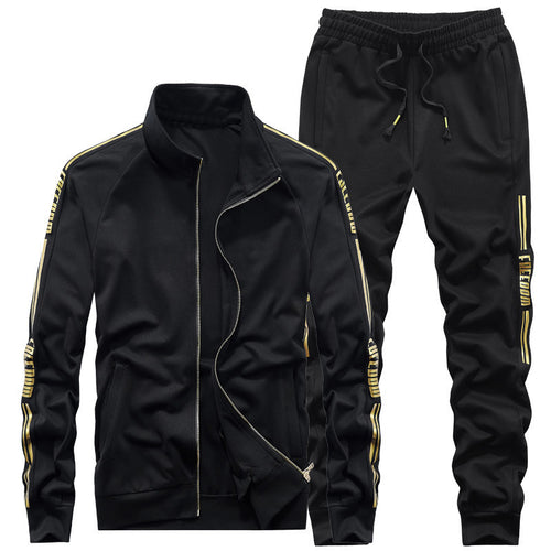Herren Trainingsanzug‑Set mit Stehkragen und Slim‑Fit Jogginghose Shop Nory