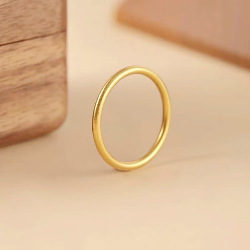 Damen minimalistischer Goldring Shop Nory