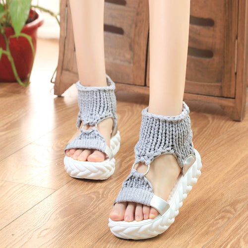 Damen Bequeme Kork-Sandalen mit innovativem Design und rutschfester Sohle