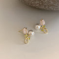 Damen Ohrringe mit floralem Design und Zirkonia Shop Nory