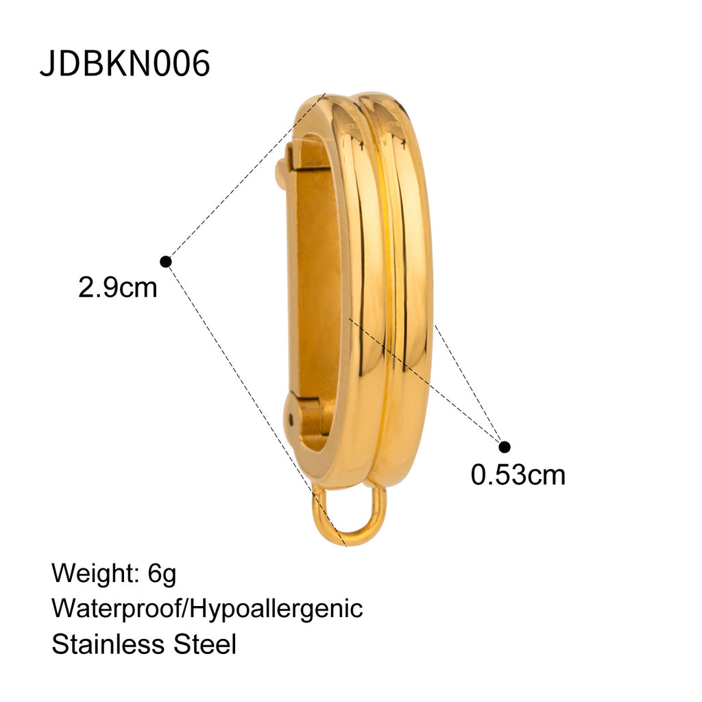 Damen Offenes Armband mit hochwertiger hypoallergener Edelstahlverarbeitung Shop Nory