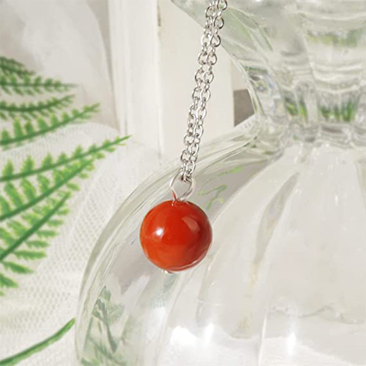 Damen Halskette mit hochwertigem Anhänger aus Edelstein Shop Nory