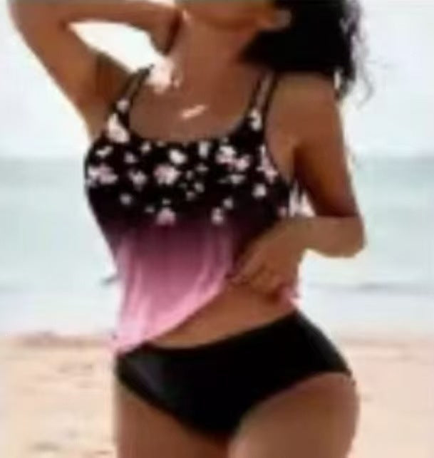 Damen Tankini mit verspieltem floralem Design Shopnory