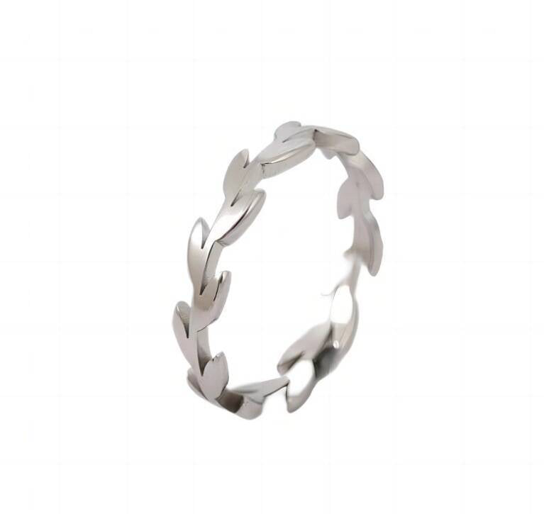 Damen Armreif mit elegantem Blattdesign Shop Nory