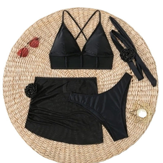 Damen transparentes Dessous-Set mit raffinierten Details