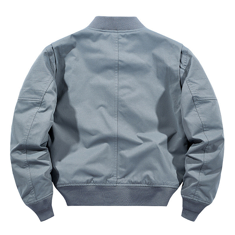 Herren leichter Bomberblouson im Utility-Canvas mit Rippenbündchen Shop Nory
