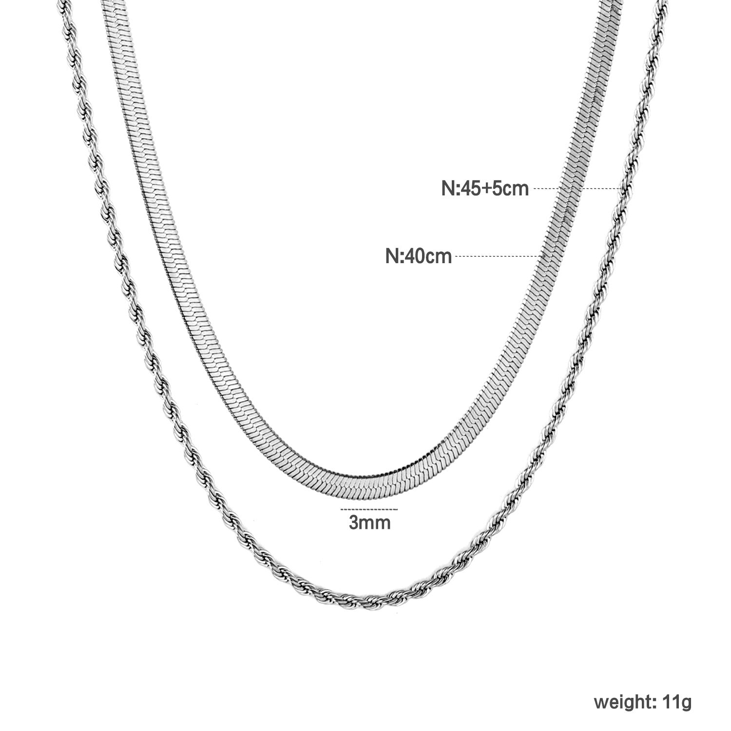 Damen modische Halskette mit luxuriösen ovalen Gliedern und verstellbarem Verschluss Shop Nory
