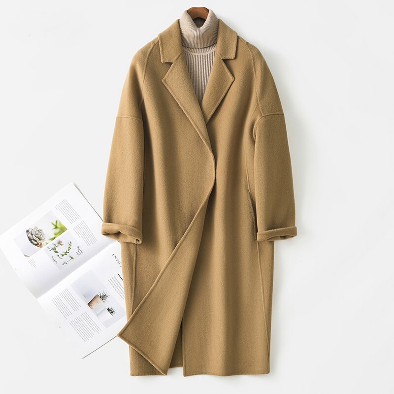 Damen Modischer Oversized-Mantel Shop Nory