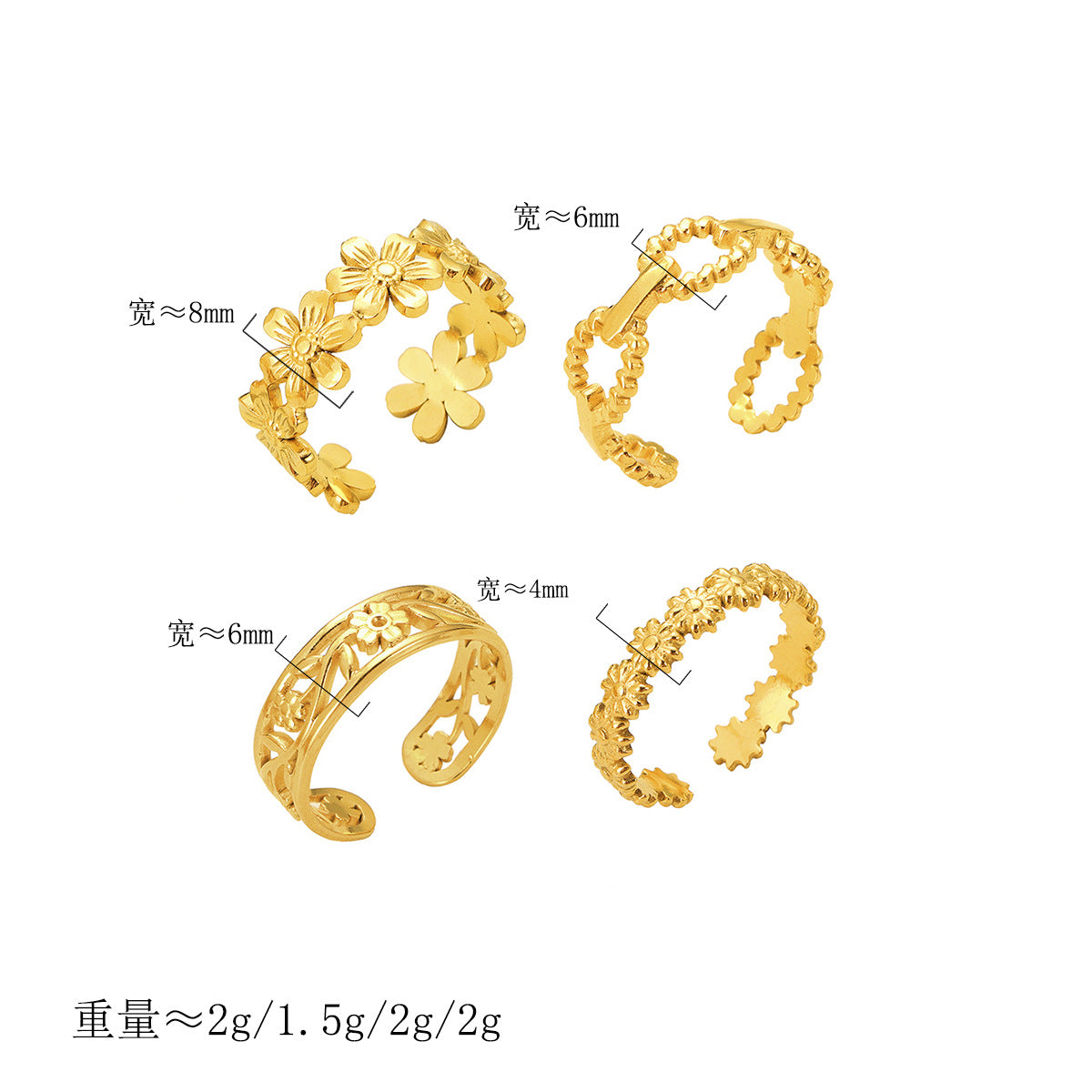 Damen Ring mit geschwungenem Design Shop Nory