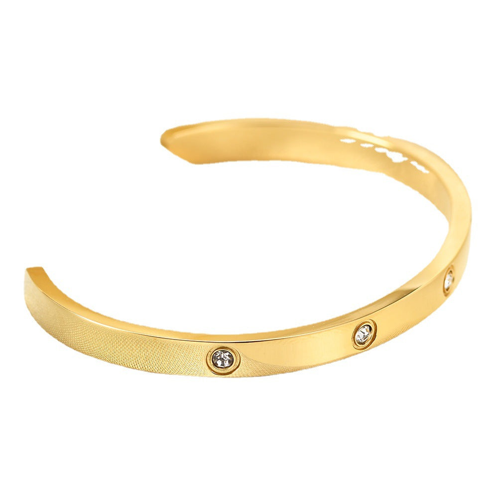 Damen Armreif mit funkelnden Zirkonia-Elementen Shop Nory