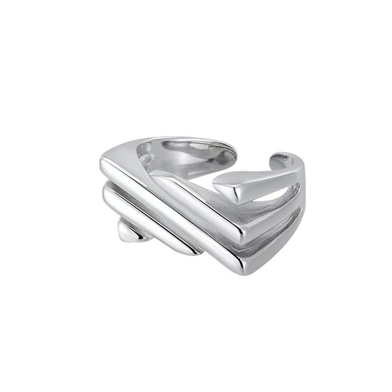 Damen Trendiger Ring mit geschwungenem Design Shop Nory