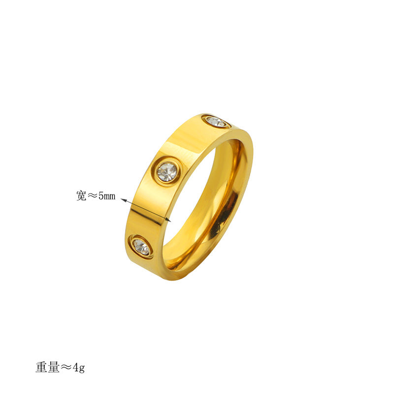 Damen eleganter Ring mit funkelnden Zirkonia Steinen Shop Nory