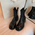 Damen modische Ankle Boots mit einzigartigem Reißverschluss und elegantem Schnitt