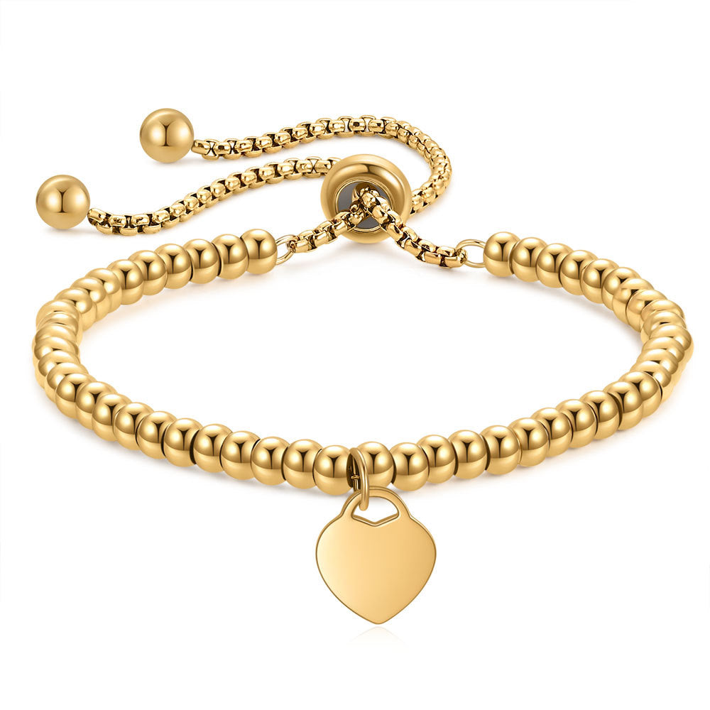 Damen Armband mit herzförmigem Anhänger und modernem Design Shop Nory