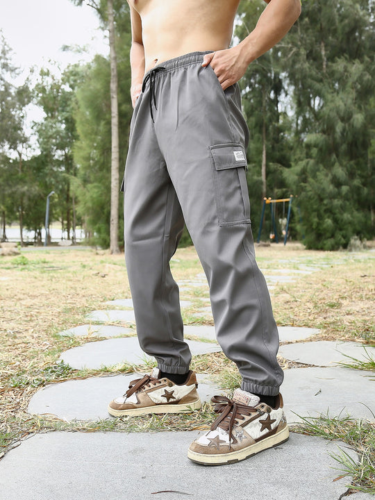 Herren Freizeit Cargo-Hose mit elastischem Bund und praktischen Taschen Shop Nory