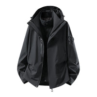 Zweiteiler - Fleece-Innenjacke - Phantom-Schwarz