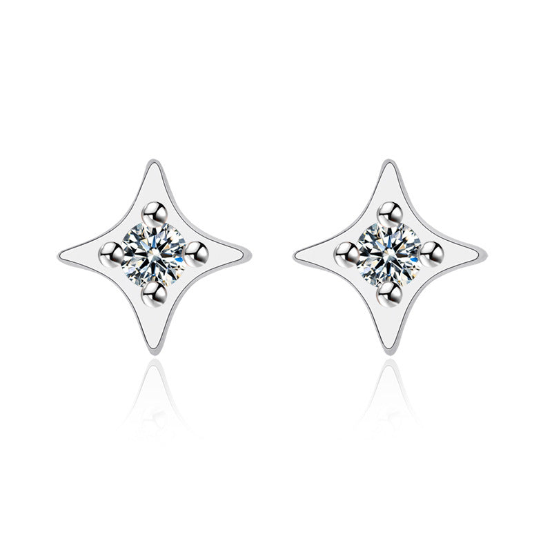 Damen Ohrringe mit funkelndem Zirkonia-Besatz und kunstvollem Design Shop Nory