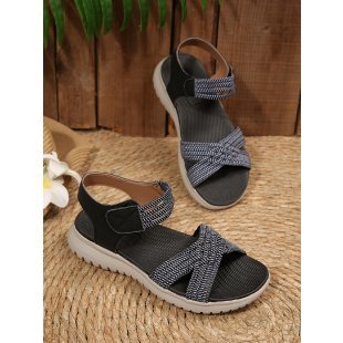 Damen Sportliche Sandalen mit elastischen Riemen