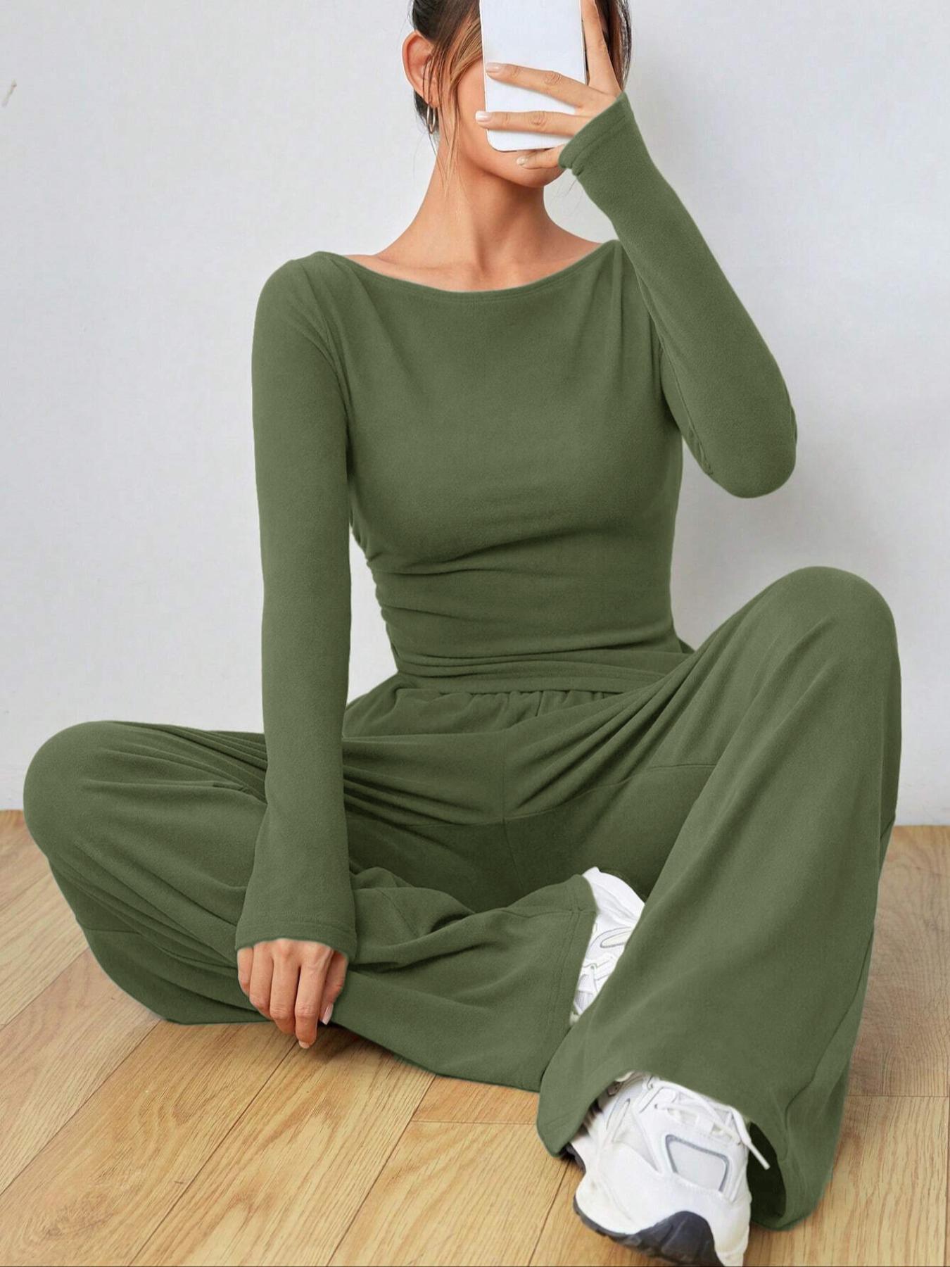 Damen Komfortables Lounge-Set