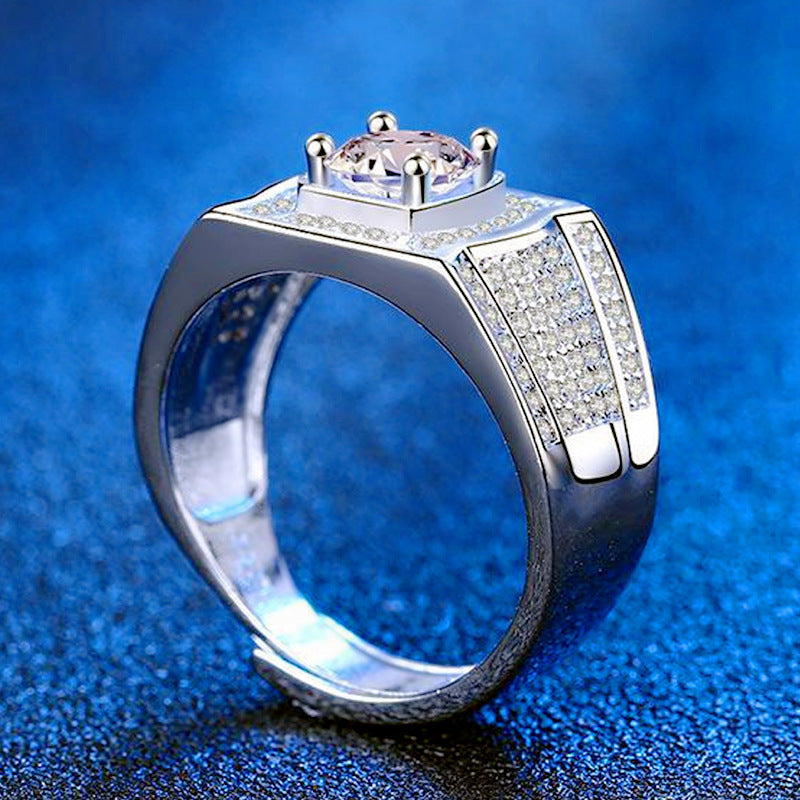 Damen eleganter Silberring mit funkelndem Zirkonia Shop Nory