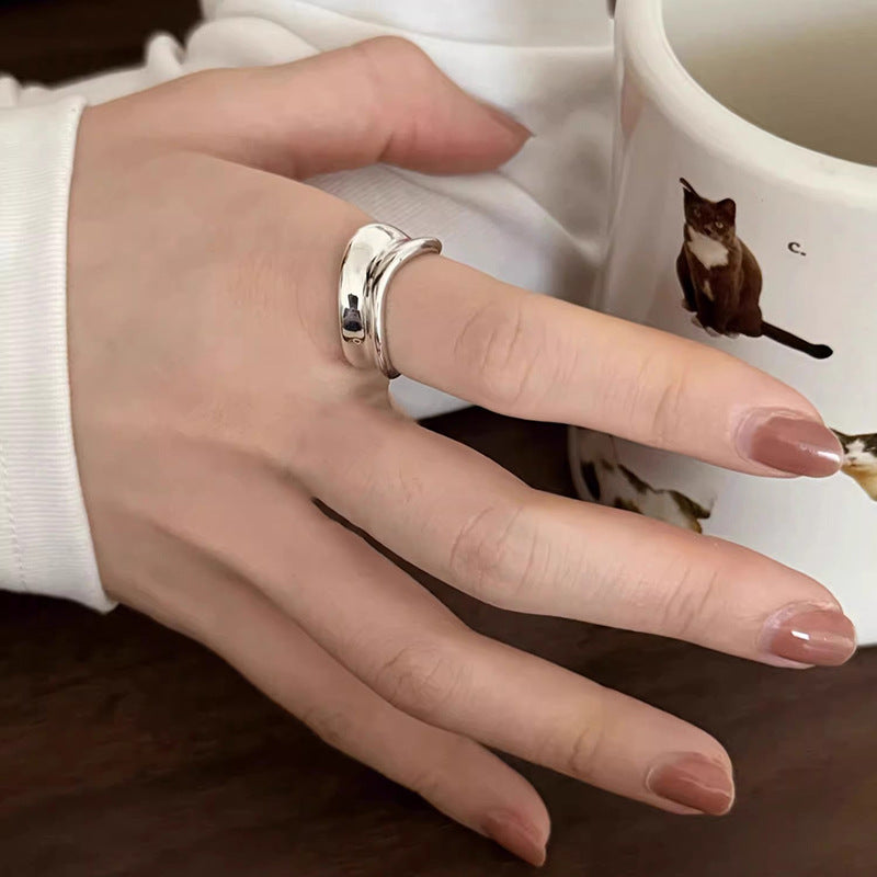 Damen Offener Ring mit kreativem Knoten-Design Shop Nory