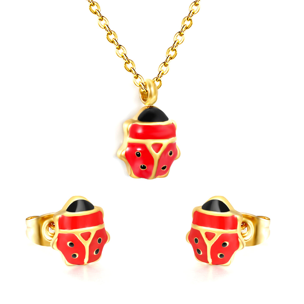Damen Schmuckset mit Schildkrötenanhänger und passenden Ohrringen Shop Nory