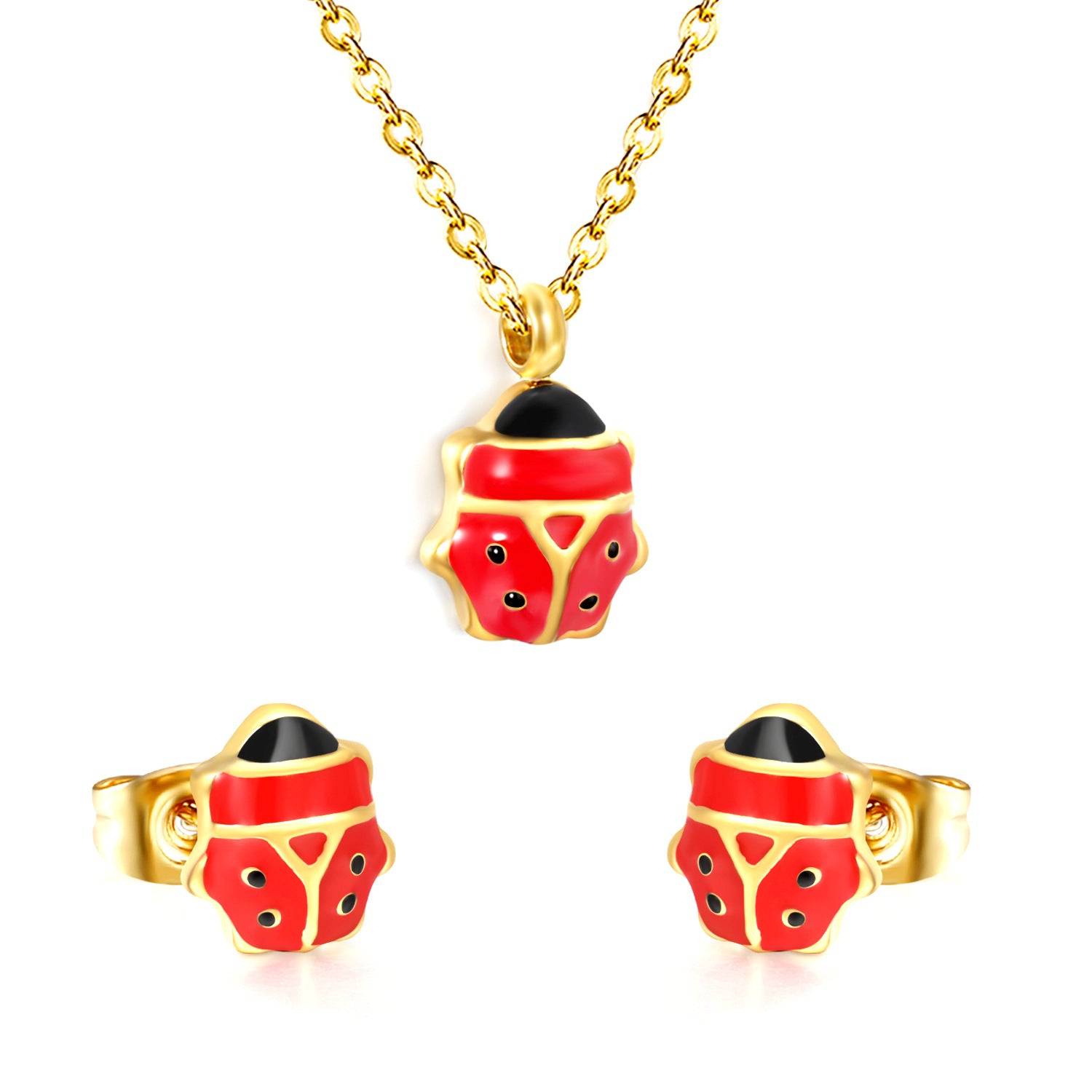Damen Schmuckset mit Schildkrötenanhänger und passenden Ohrringen Shop Nory
