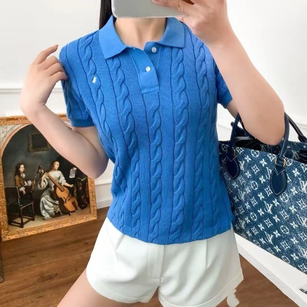 Damen Strickpolo Shop Nory