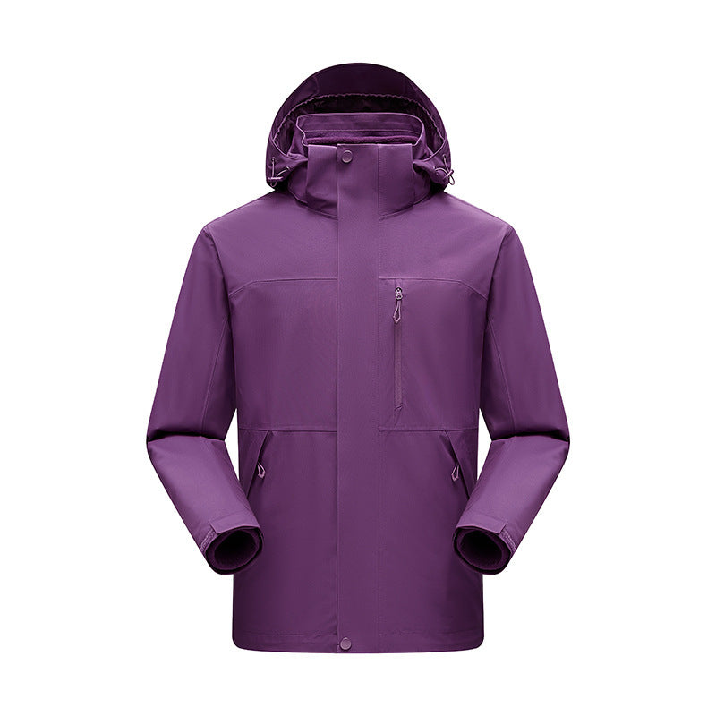 Herren Wasserabweisender Winterparka mit abnehmbarer Kapuze und getapten Nähten Shop Nory