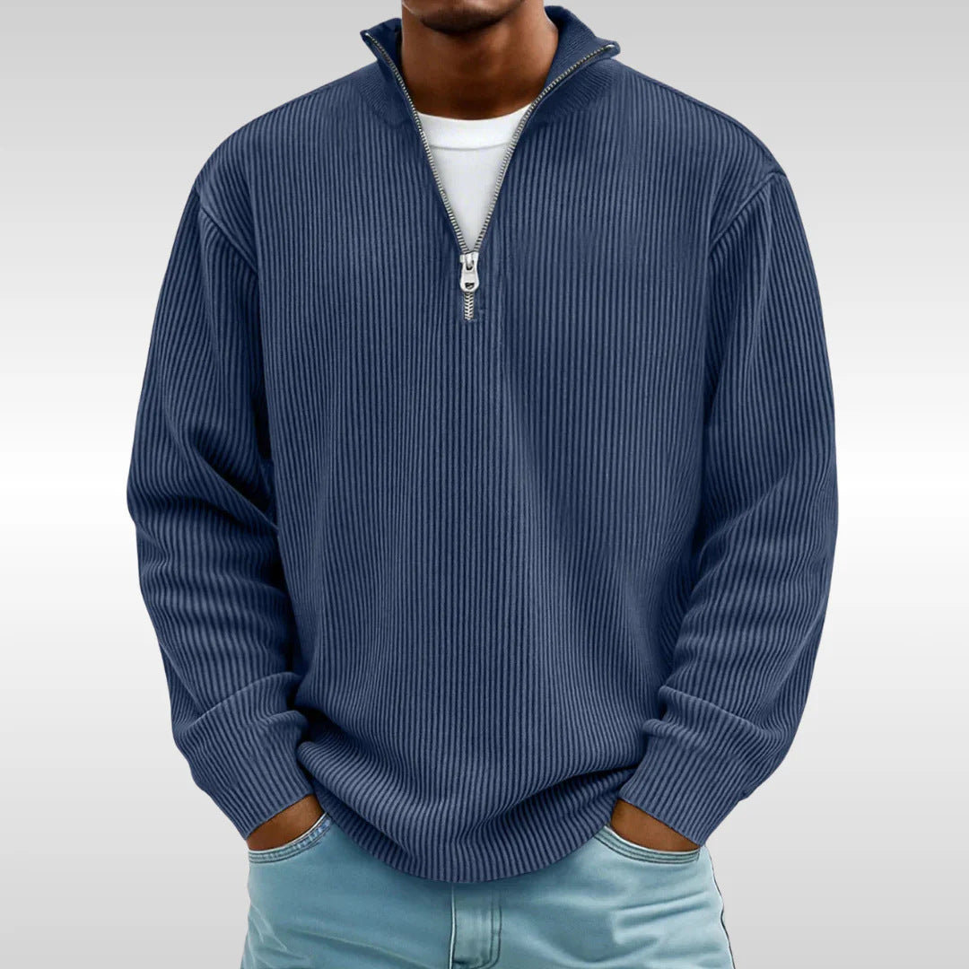 Herren Modischer Zip-Pullover