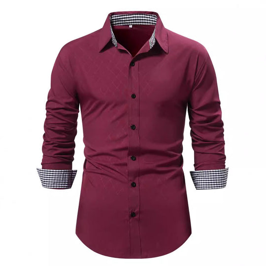 Herren Langarmhemd