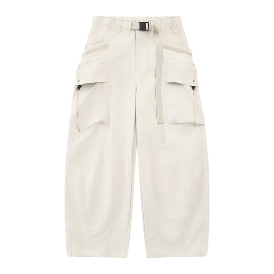 Damen Weite Cargo‑Culotte mit aufgesetzten Taschen und integriertem Webbing‑Gürtel Shop Nory