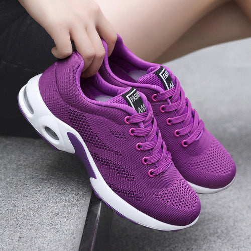 Damen Leichte und atmungsaktive Sportschuhe mit dämpfender Sohle