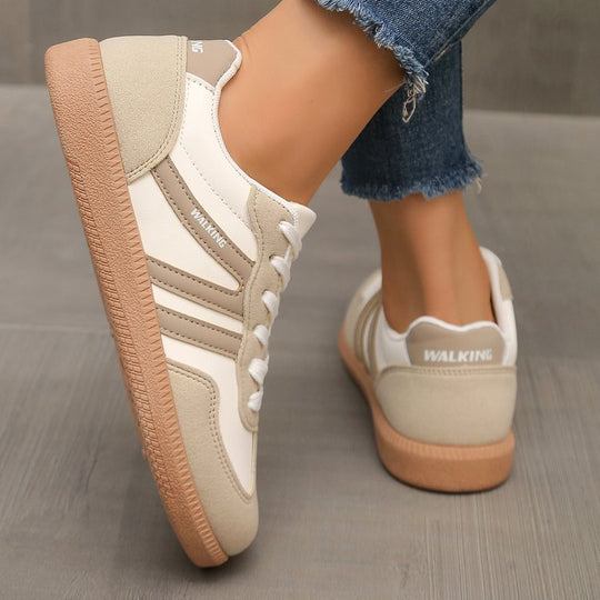 Damen Retro-Sneaker mit Gummisohle, leichtem Textilfutter und Komfortfußbett Shop Nory