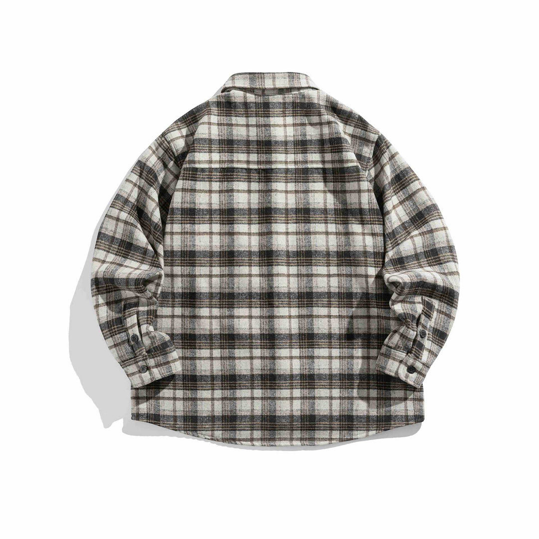Herren Flanell‑Overshirt im Boxy‑Cut mit aufgesetzter Brusttasche Shop Nory