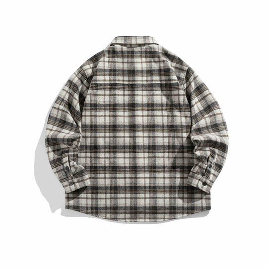 Herren Flanell‑Overshirt im Boxy‑Cut mit aufgesetzter Brusttasche Shop Nory