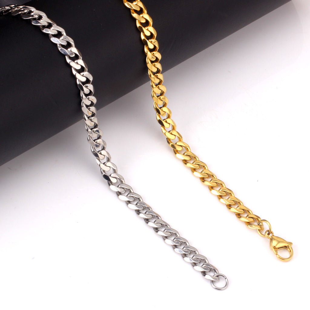 Damen Edelstahl Armband mit elegantem Gliederdesign und luxuriösem Goldüberzug Shop Nory
