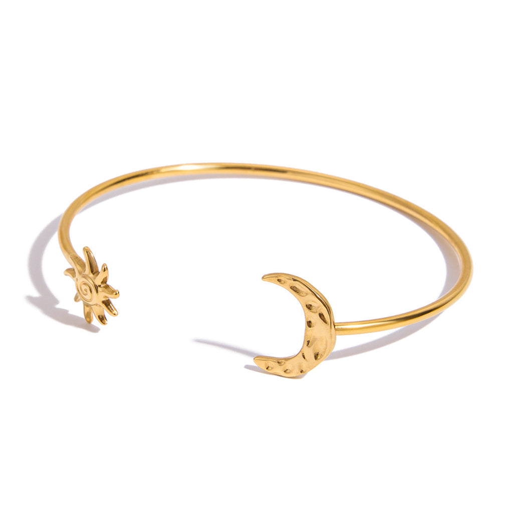Damen Fußkettchen mit Sonnenmotiv aus hypoallergenem Edelstahl Shop Nory