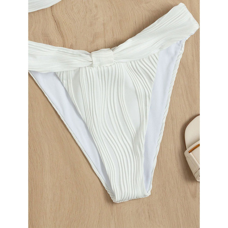 Damen Bandeau-Bikini mit Raffungen Shopnory