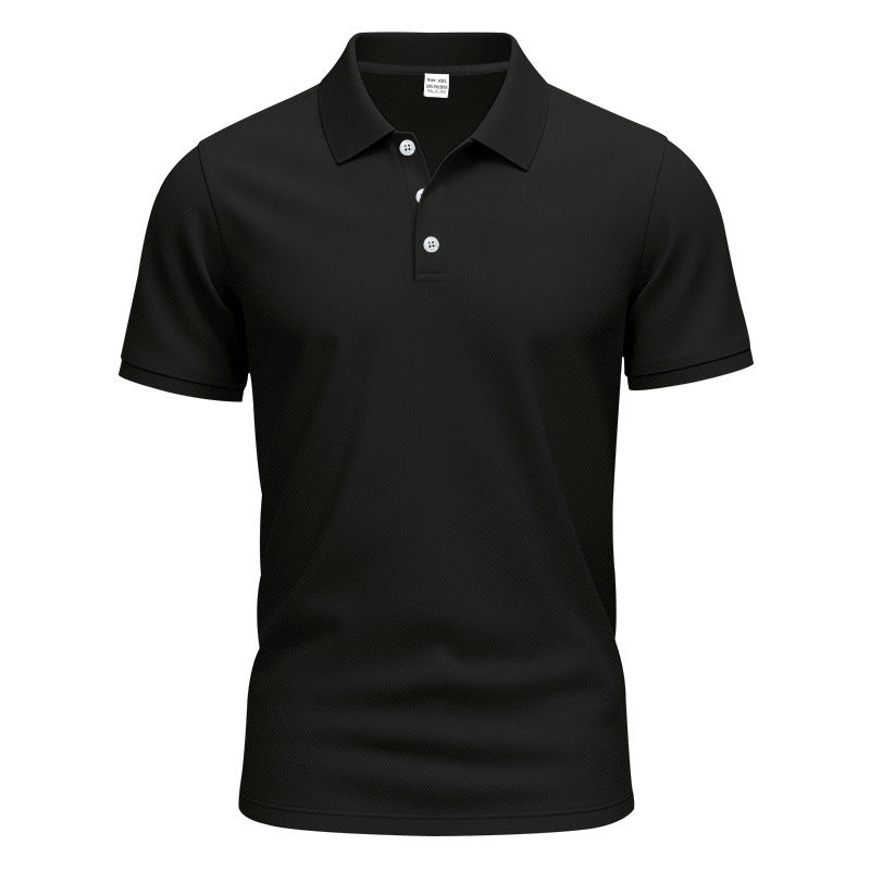 Herren nan atmungsaktives Piqué Poloshirt Kurzarm mit Knopfleiste Shopnory