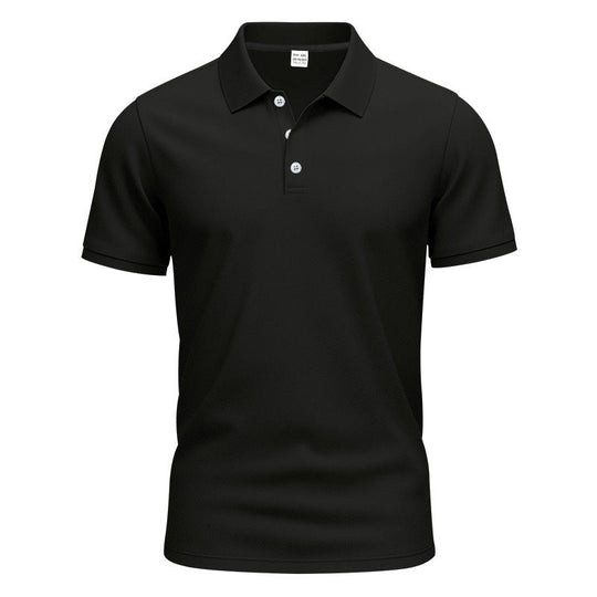 Herren nan atmungsaktives Piqué Poloshirt Kurzarm mit Knopfleiste Shopnory