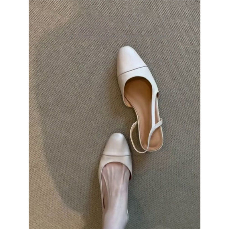 Damen Slingback-Ballerinas mit quadratischer Zehenbox und elastischem Fersenriemen Shop Nory