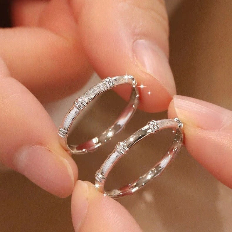 Damen Ring mit elegantem, glänzendem Design und funkelnden Akzenten Shop Nory