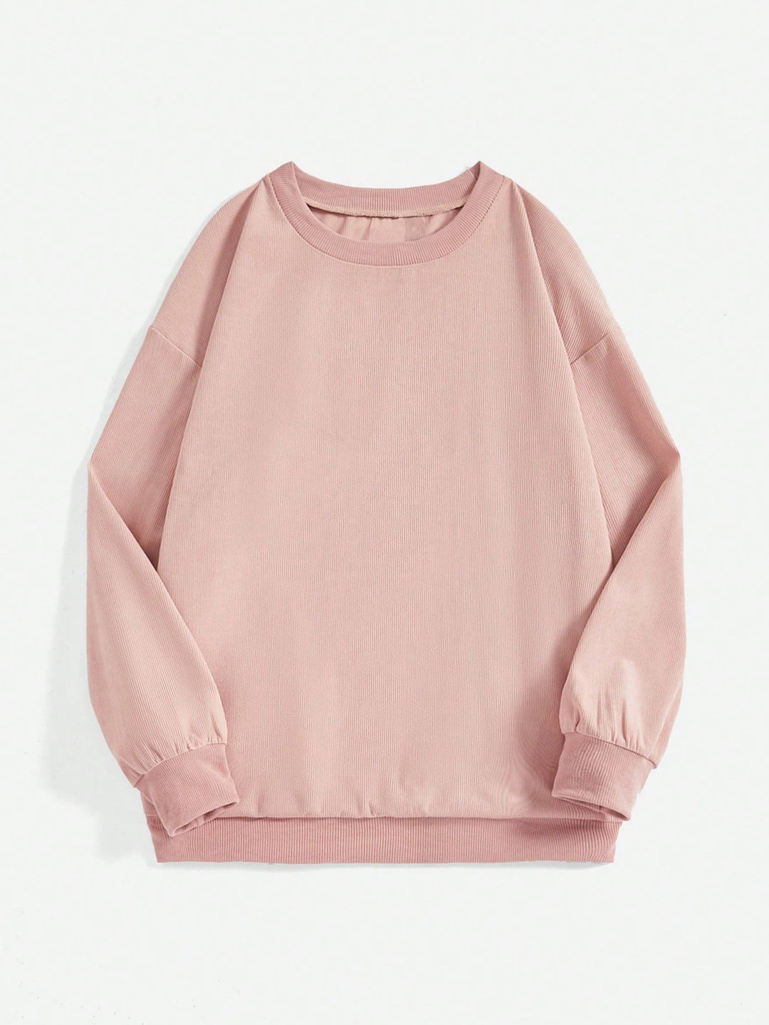 Damen weit geschnittenes Sweatshirt mit geripptem Material und Ballonärmeln Shop Nory