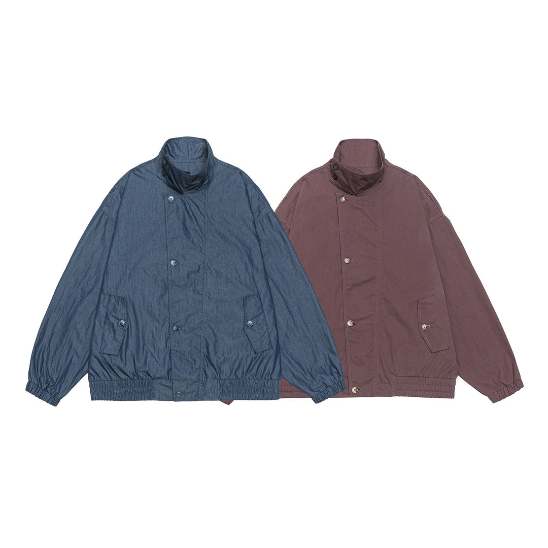 Unisex Leichter Boxy‑Blouson mit Funnel‑Kragen und Utility‑Taschen Shop Nory