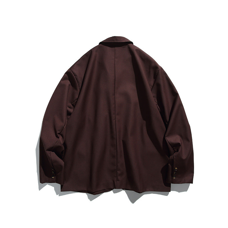 Herren Oversize-Sakko im Boxy-Cut mit aufgesetzten Pattentaschen und leichter Fütterung Shop Nory