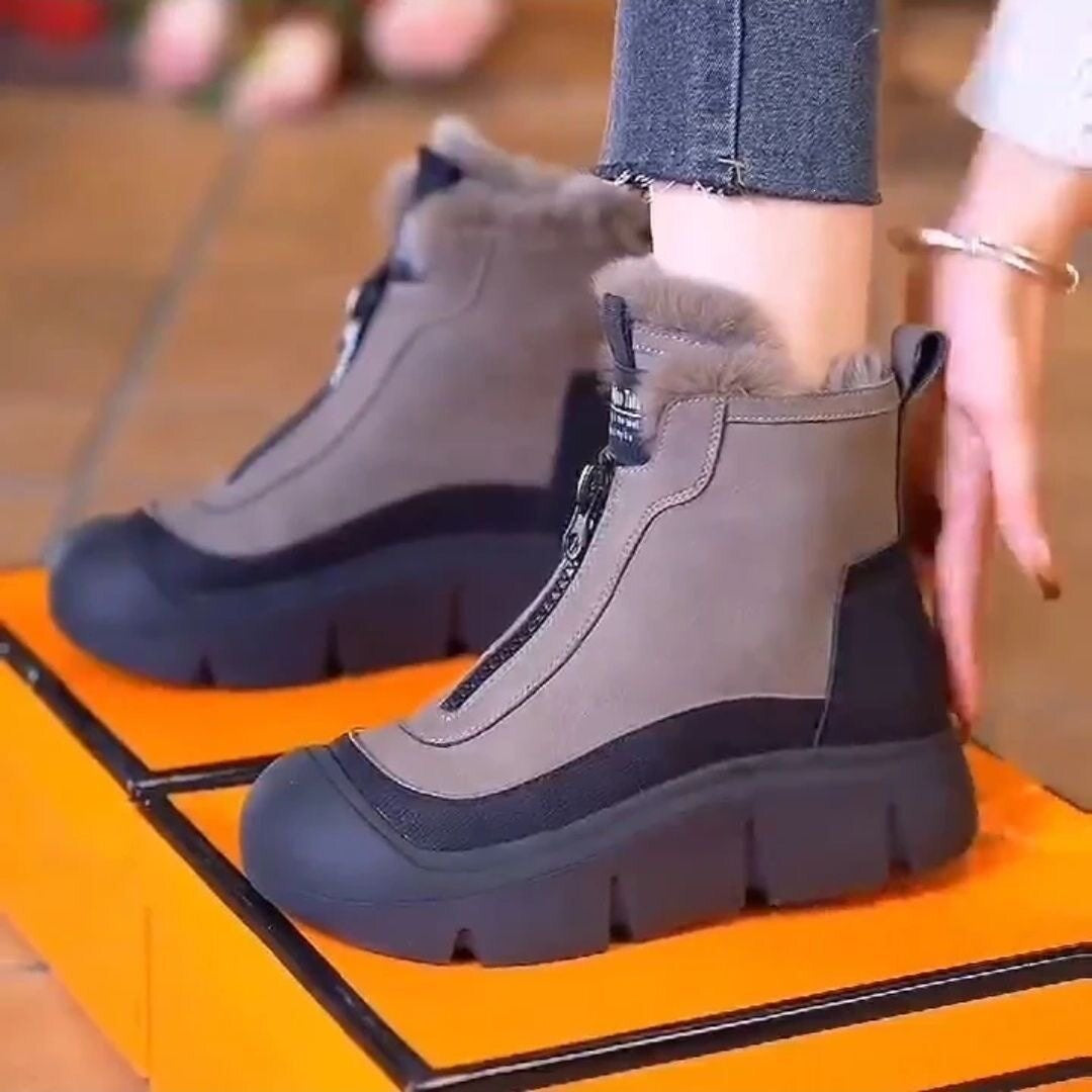 Damen Modische und wasserdichte Winterstiefel Shop Nory